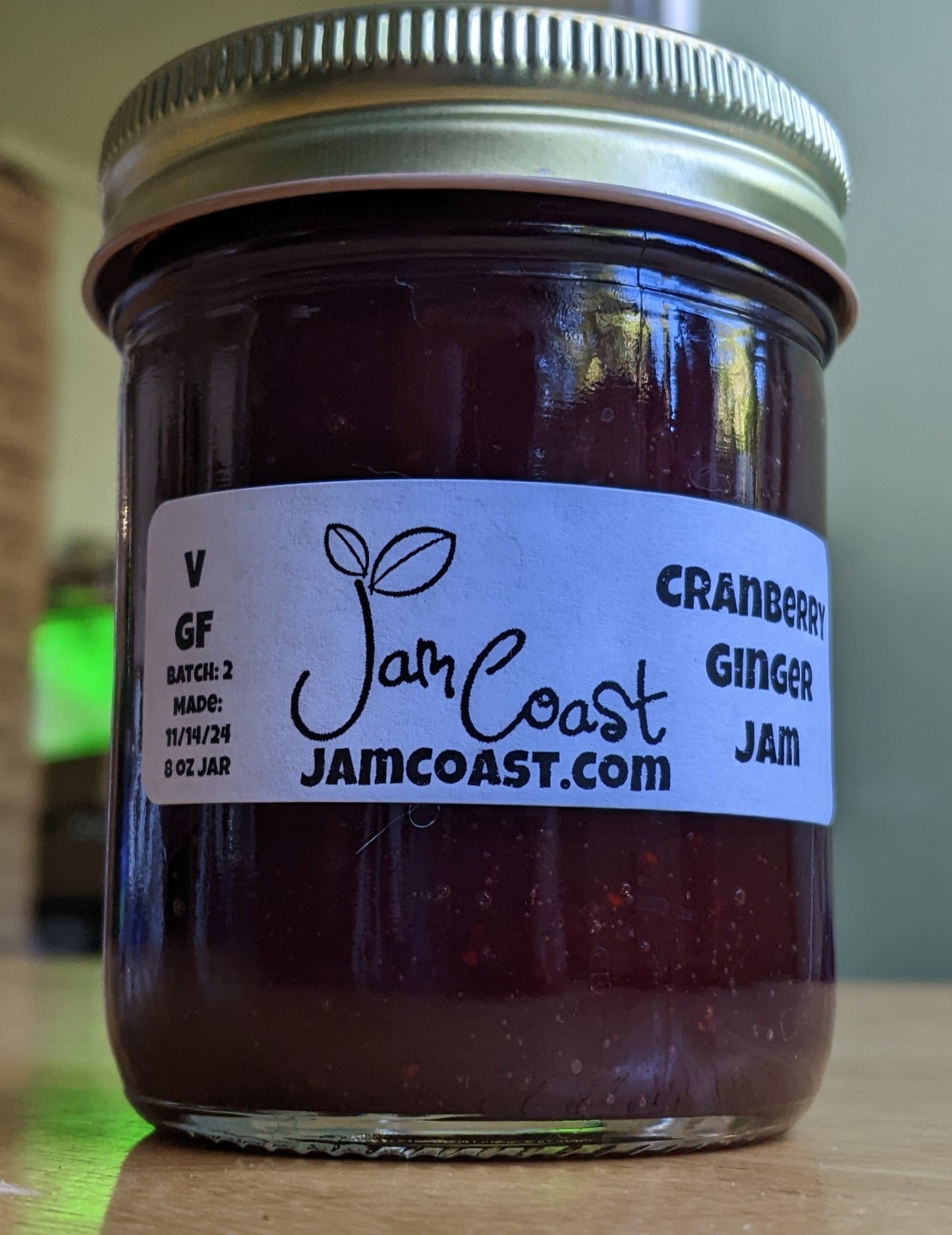 Cranberry Ginger Jam