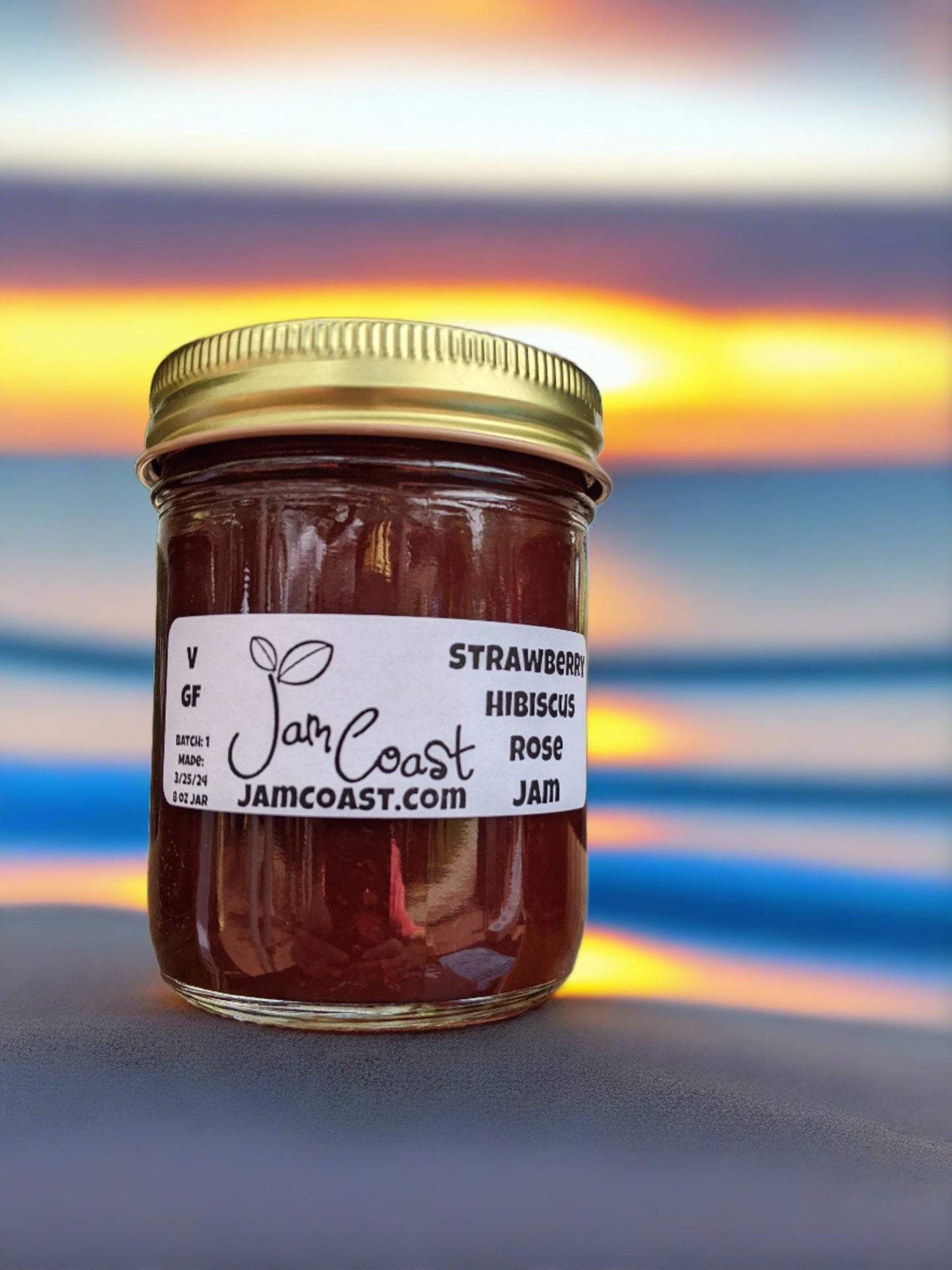 Strawberry Hibiscus Rose Jam